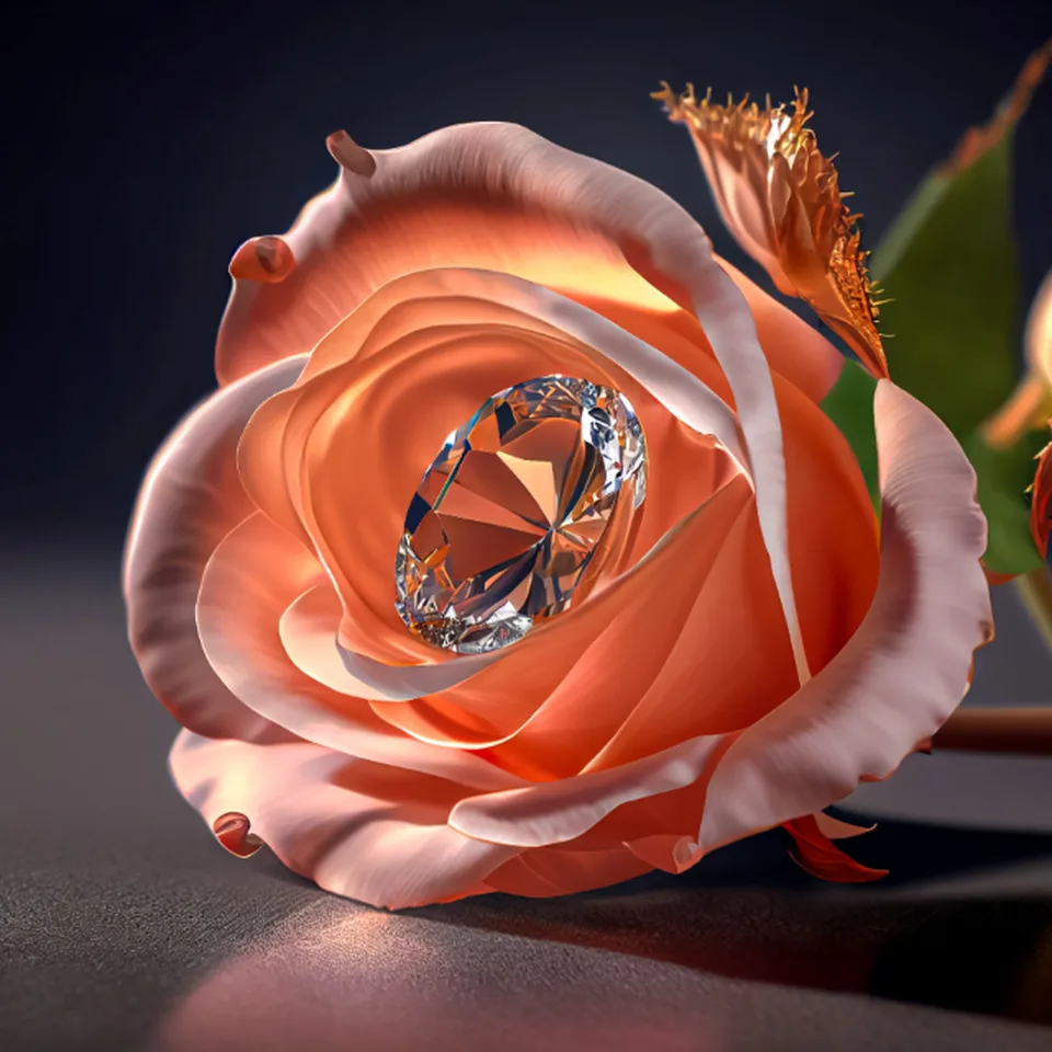 [MD-RG-620] Solitaire Engagement Ring 0.30 ct, 18K