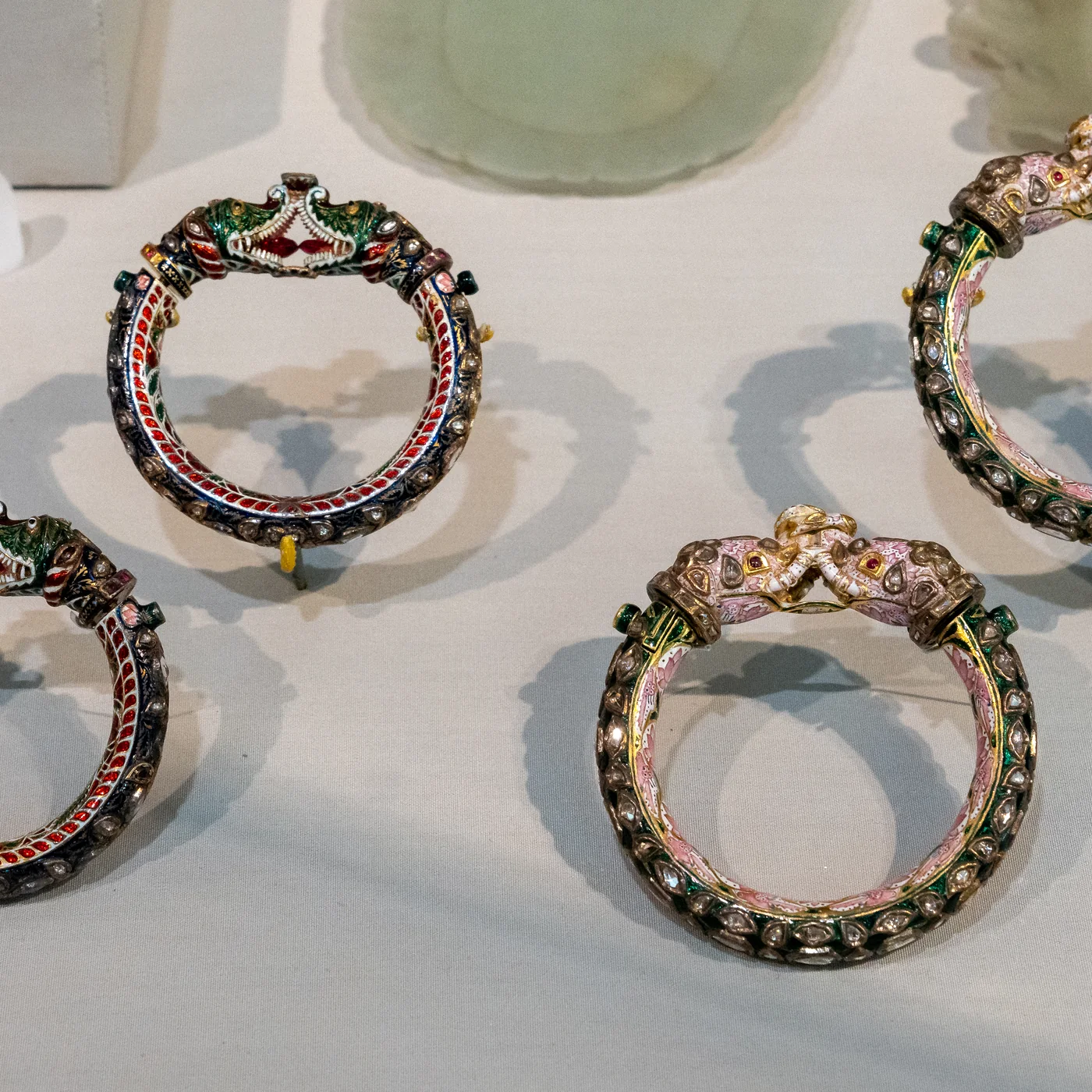 [SJ-BG-560] 22K Elephant-head Kada (pair)